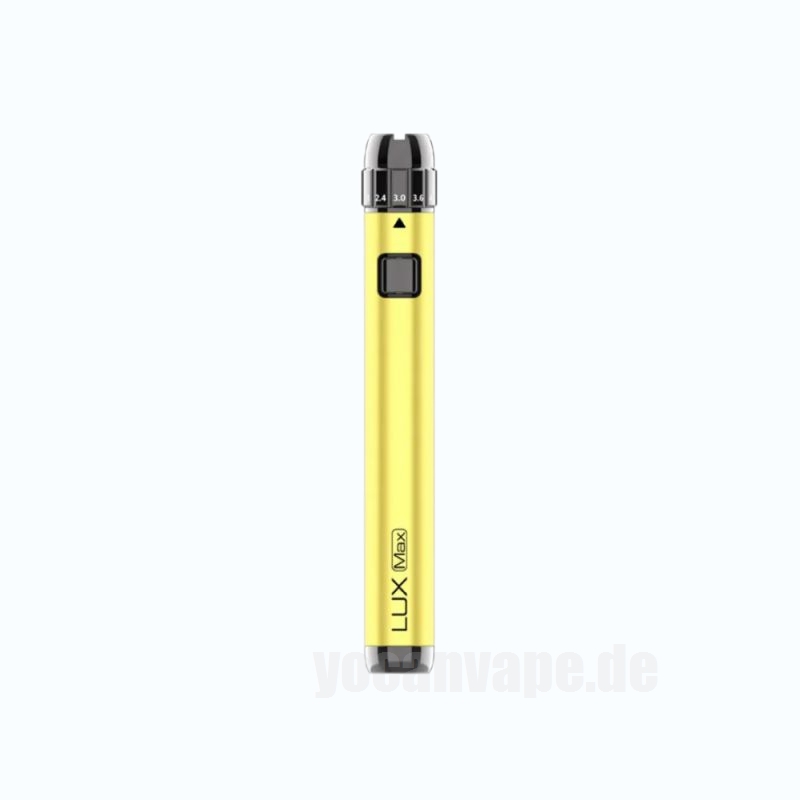 Yocan LUX Max Battery 510 Gewinde 900 mAh Gelb - Yo-can: Steigern Sie ...